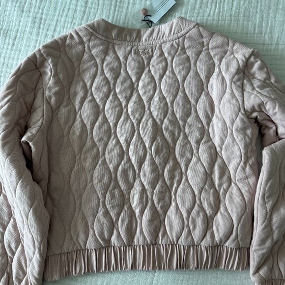 UGG Quilted button-up Quinby Cardigan – NWT – Size XS – Mauve / Rose Smoke 💖 - Picture 12 of 16